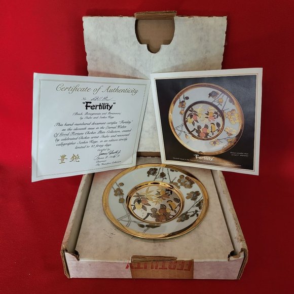 Chokin The Hamilton Collection Eternal Wishes of Good Fortune Fertility Decorati - Picture 3 of 12